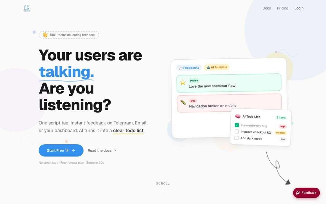 feedgram.app homepage