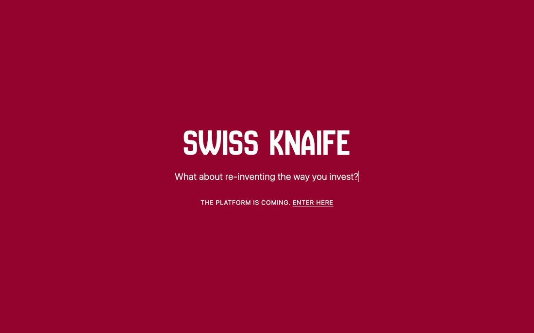 swissknaife.com homepage