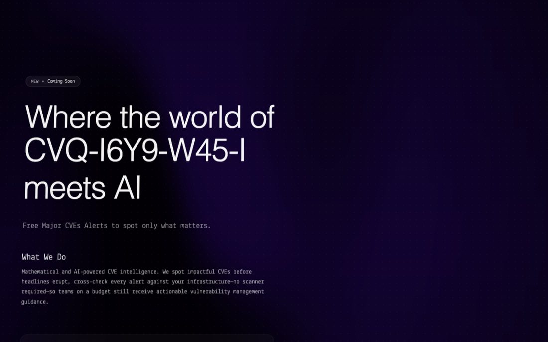 vulneraibility.com homepage